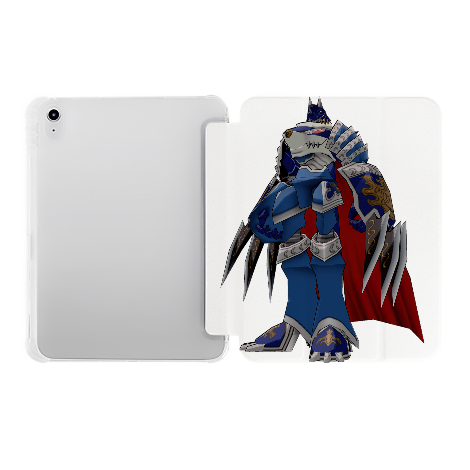 （画像用） Digimon デジタルモンスター/デジモン IPad ケース ペン収納付き 三つ折りスタンド PUレザー×シリコン 対応機種9.5/10.5/10.9インチ